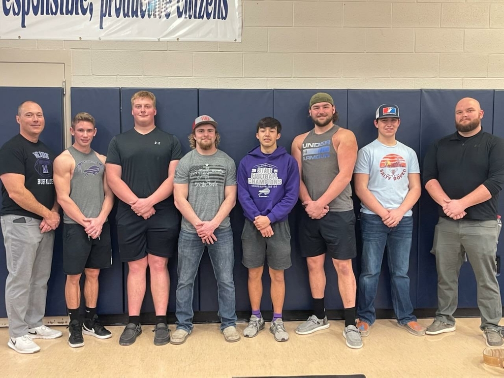 MeadeBuffaloes's tweet photo. Congratulations to our MHS Powerlifters! They earned a 3rd place finish in Cimarron today. Way to work!
#WeR226 #MeadeBuffaloes #MeadePowerlifting https://t.co/c2idtACUhf