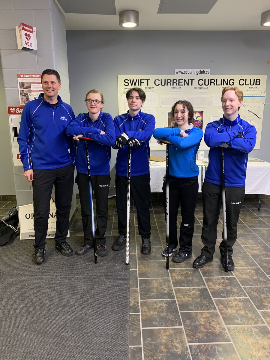 Congrats to SCCHS mixed curling team… B side regional qualifiers to the  Provincial championship. @ChinookSD