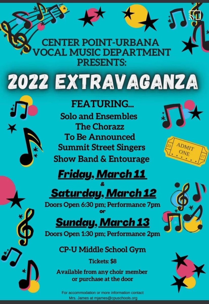 cpumusic's tweet photo. Mark your calendars.  Bring the whole family, use it as a date night or maybe just some good me time.  You will not be disappointed. https://t.co/BeZb2KBSAv