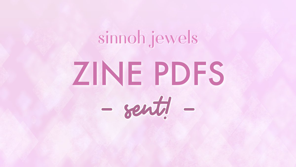 Hello trainers! As of today, all PDF copies of our zine have been sent to your lovely inboxes. If you have any questions regarding the PDF, please let us know! 

We also received the last of our supplies for physical orders today and will be working on the packages shortly!