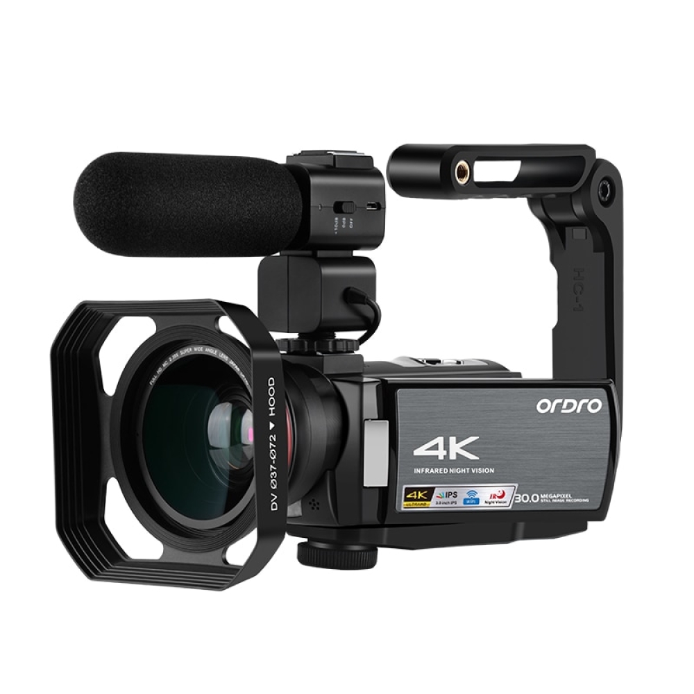 AccessTechtron1's tweet image. Video Camera 4K Digital Camcorder Full HD Ordro AE8 IR Night Vision WiFi Filmadora for YouTube Blogger Vlogging #love #consumerelectronics #earphones accesstectronics.com/video-camera-4…