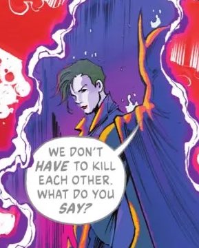 “Sometimes I ask myself if it’s really meant to be this way… Are we really meant to do this until one of us dies?” 

<a href="/The_Joker260/">The Joker</a>