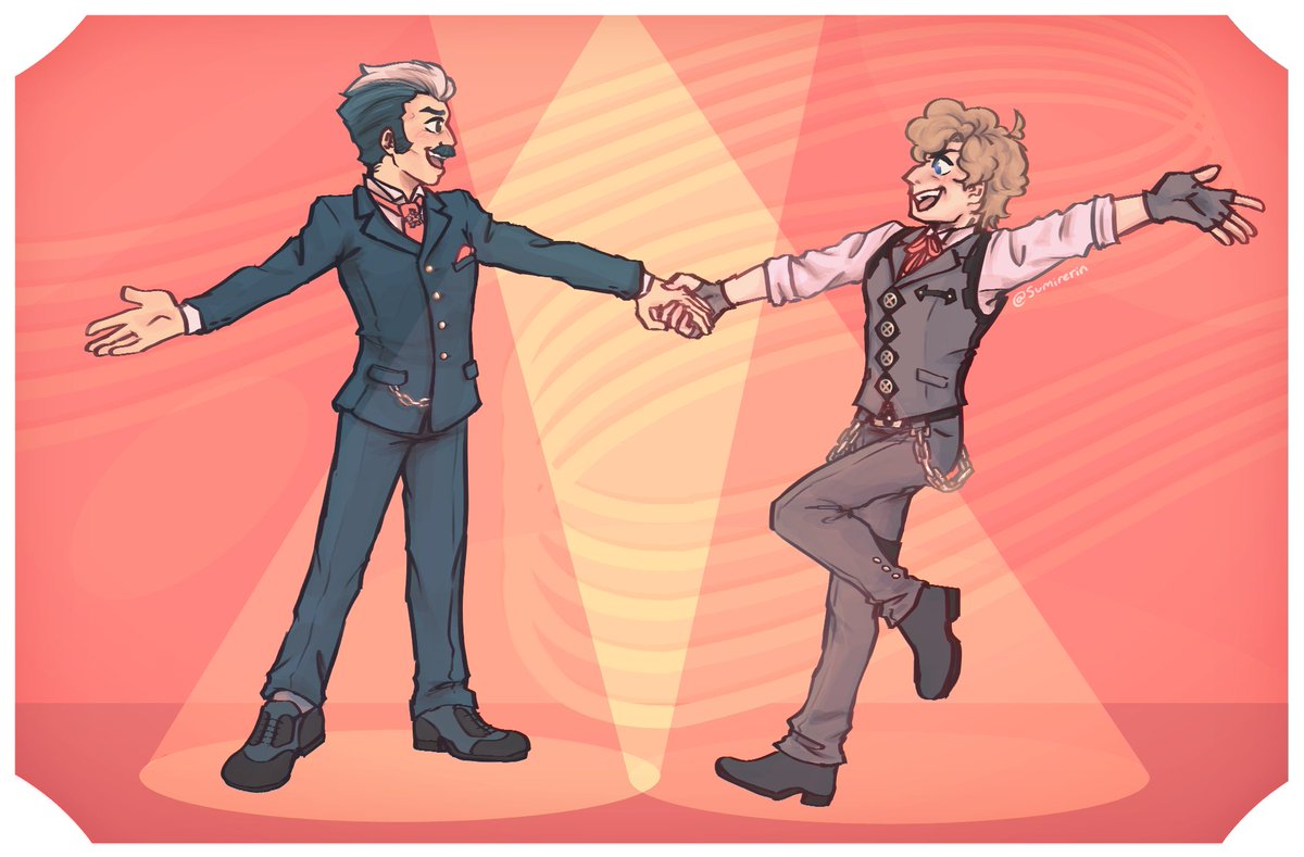 [dgs spoilers!]
Lets dance, my dear fellow!!
#homumiko #hmmk #dgs #thegreataceattorney