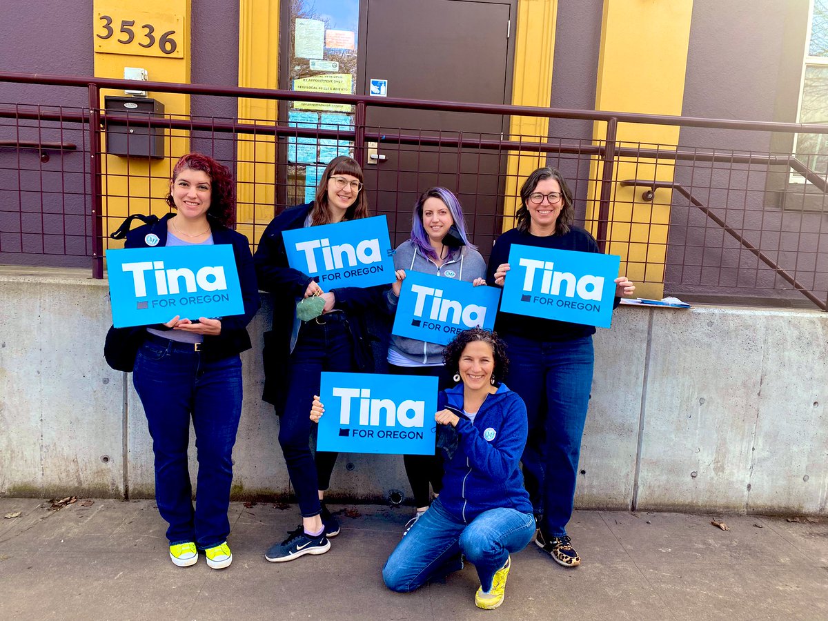 Courtney Veronneau (she/her) (@cmhelstein) on Twitter photo First canvassing shift of the 2022 election cycle! Of course it’s for my girl, <a href="/Tina4Oregon/">Tina Kotek for Oregon</a> 🗳 First canvassing shift of the 2022 election cycle! Of course it’s for my girl, <a href="/Tina4Oregon/">Tina Kotek for Oregon</a> 🗳