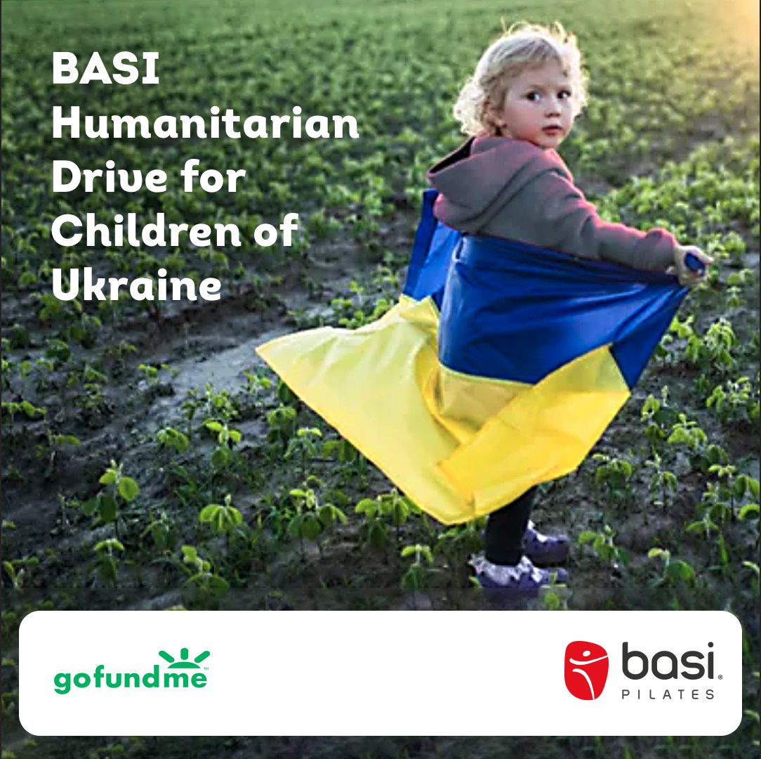 BASIPilates's tweet photo. We hope these donations will make a difference for so many children and families struggling in Ukraine. Ultimately, we are hoping for a peaceful resolution to the tragedy currently taking place in Ukraine.
https://t.co/Ex76Sd7JZv
#ukraine #pilates #fund #basipilates https://t.co/SX5WtDPRAf