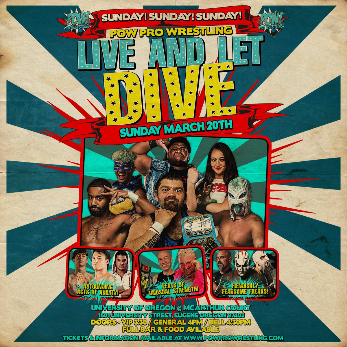 powprowrestling's tweet photo. Only 10 VIP Front Row Seats left for this incredible event! Get them while they last!
https://t.co/thtfuC6wNi https://t.co/UPen26Ymle