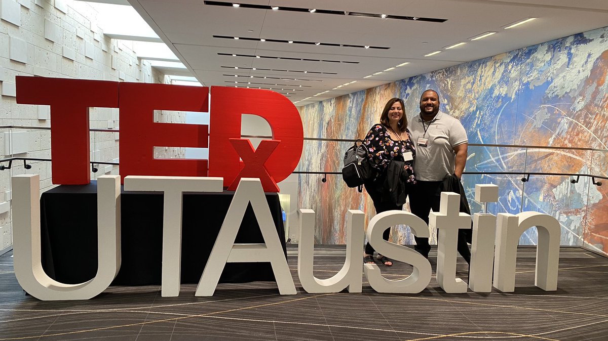 Spending the day at <a href="/UTAustin/">UT Austin</a> for the UT Austin <a href="/TEDTalks/">TED Talks</a> #Blueprints