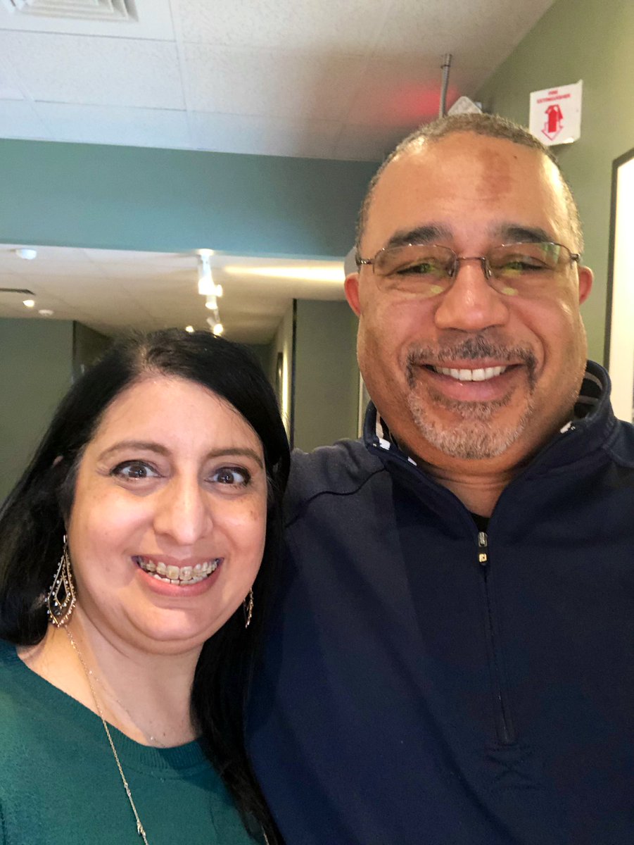 Finally-meet up in person for our exec director <a href="/wh0490/">WH</a> &amp; advisory board member and social media lead @SameenaKluck! #inperson #remoteworking #covid