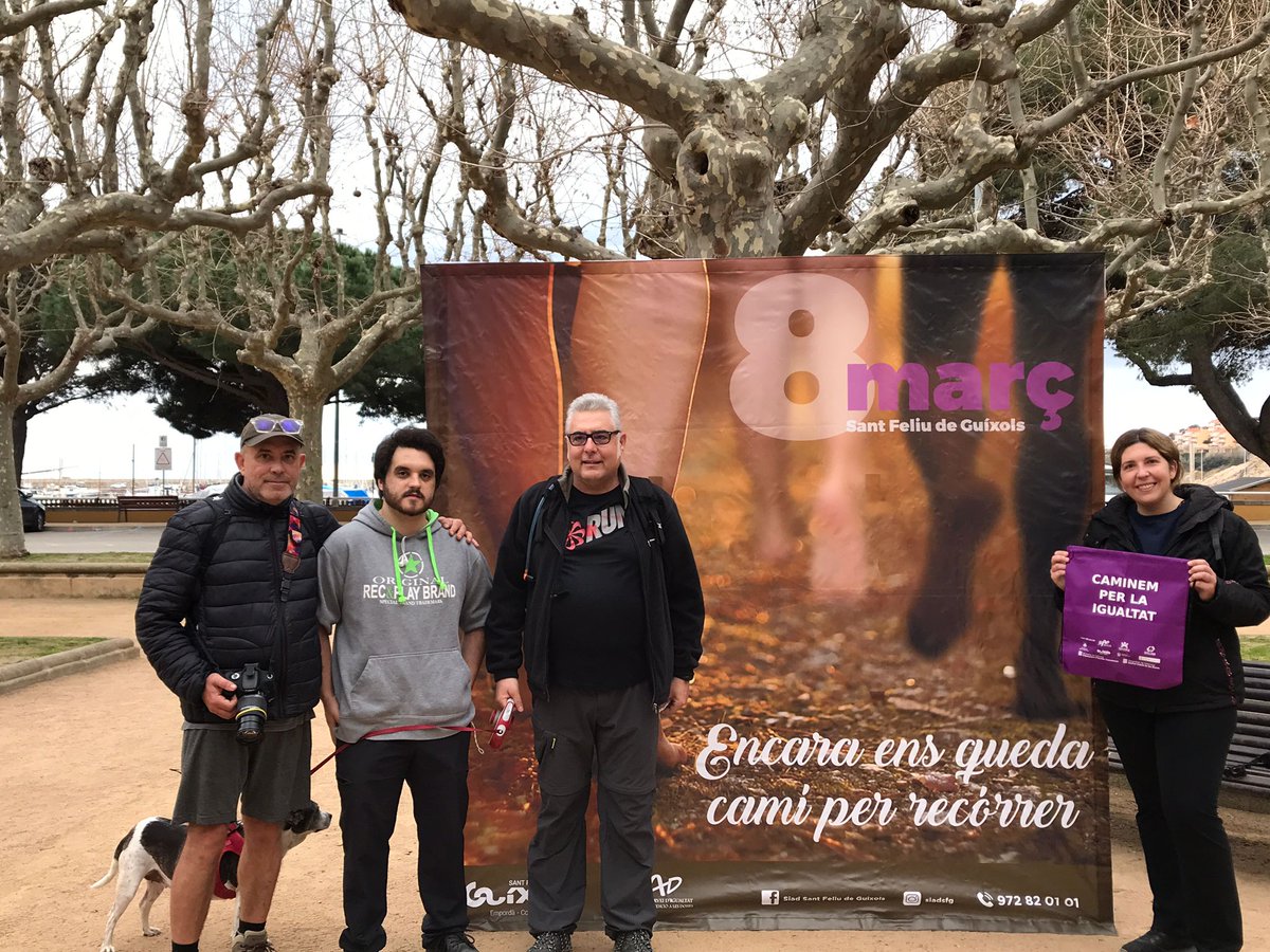 Avui hem caminat per la igualtat, encara queda camí per recórrer💪
#8demarç #diadeladona #igualtat
#construimjunts #santfeliuenpositiu