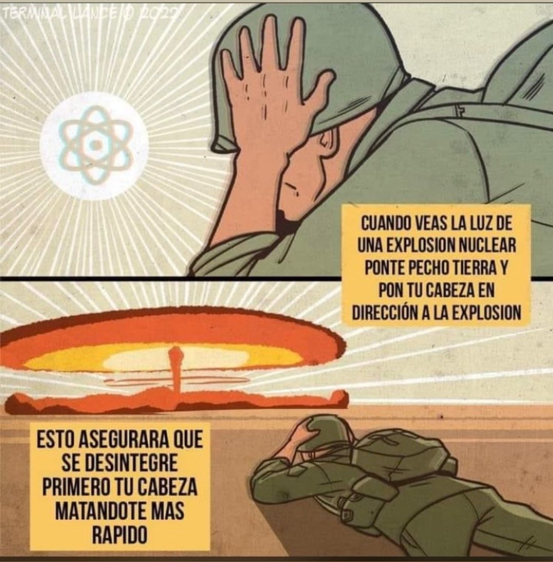 AlertaNews24_7's tweet image. Información importante en caso de guerra nuclear.