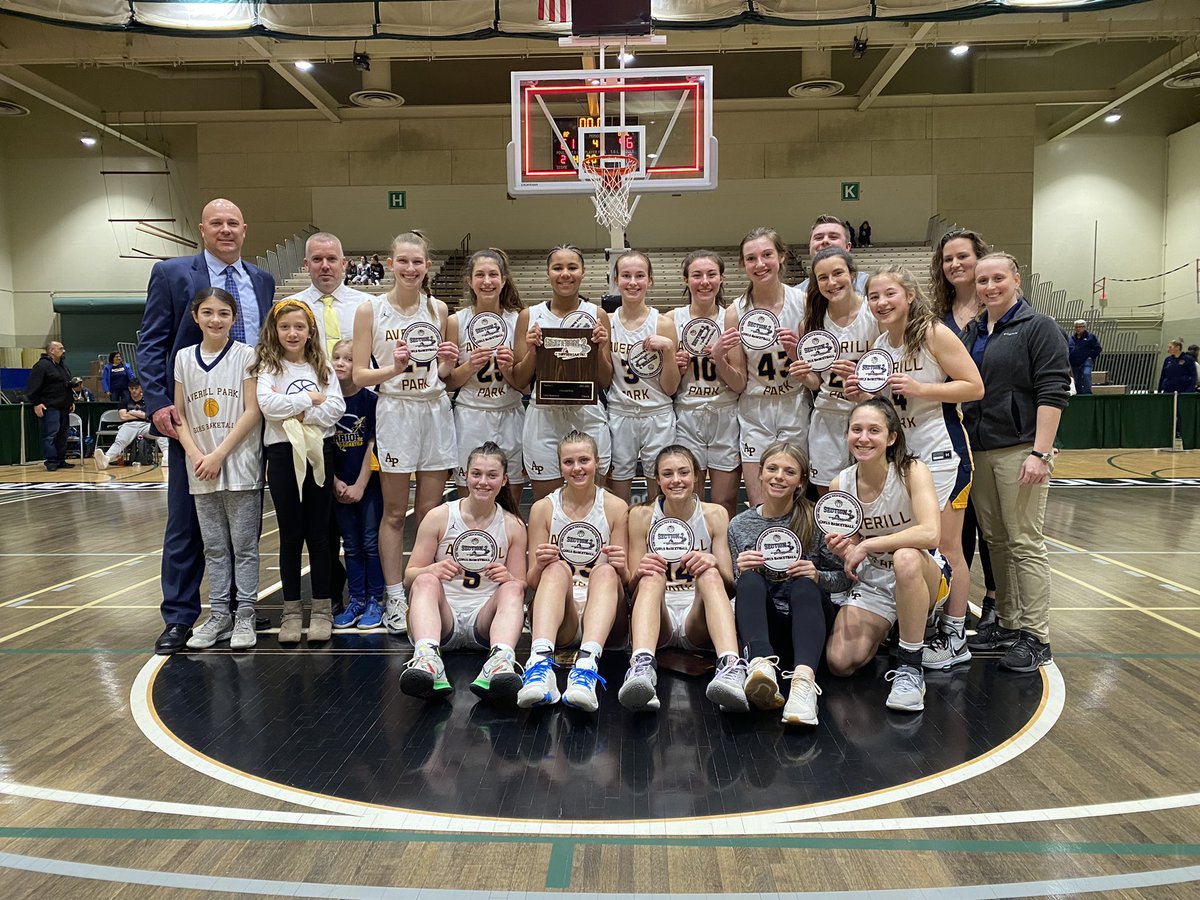 AP_Athletics's tweet photo. GBB: AP defeats Burnt Hills 61-46 to win the Section 2 Class A championship! Tournament MVP Taylor Holohan and All-Tournament team member Amelia Wood each had 19 points to lead the Warriors. 
#WinnersInThe3Cs
#AP_EveryStudentEveryDay https://t.co/5UM8B0wZKh