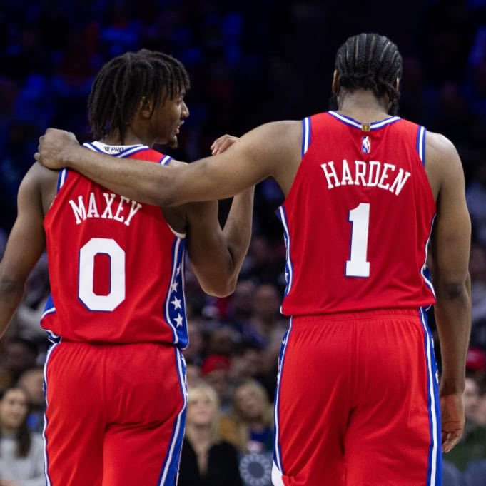 TheHoopCentral's tweet photo. Tyrese Maxey since the James Harden trade:

26.8 PPG
4.3 RPG
3.3 APG
2.0 SPG
65% FG
70% 3P
86% FT

👀🔥 https://t.co/IqGYi17zZx