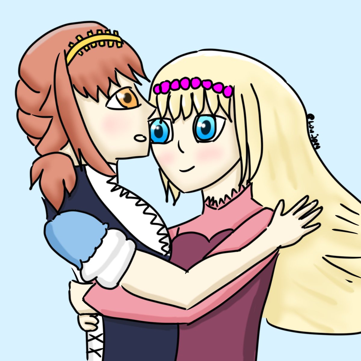 Lou_jpeg's tweet photo. Pushing the Lucette x Emelaigne agenda #cinderellaphenomenon https://t.co/4ZAlrMWk1q