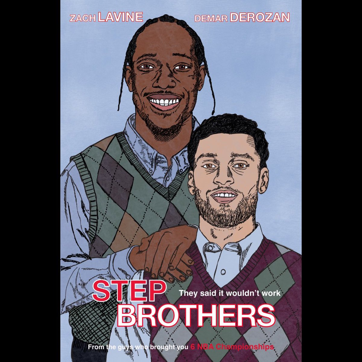 Rezzy_Z's tweet photo. “Did we just become best friends”
Zach x DeMar x SB
🎨: @Rezzy_Z 

(@ZachLaVine x @DeMar_DeRozan) https://t.co/FPN2p21Og0