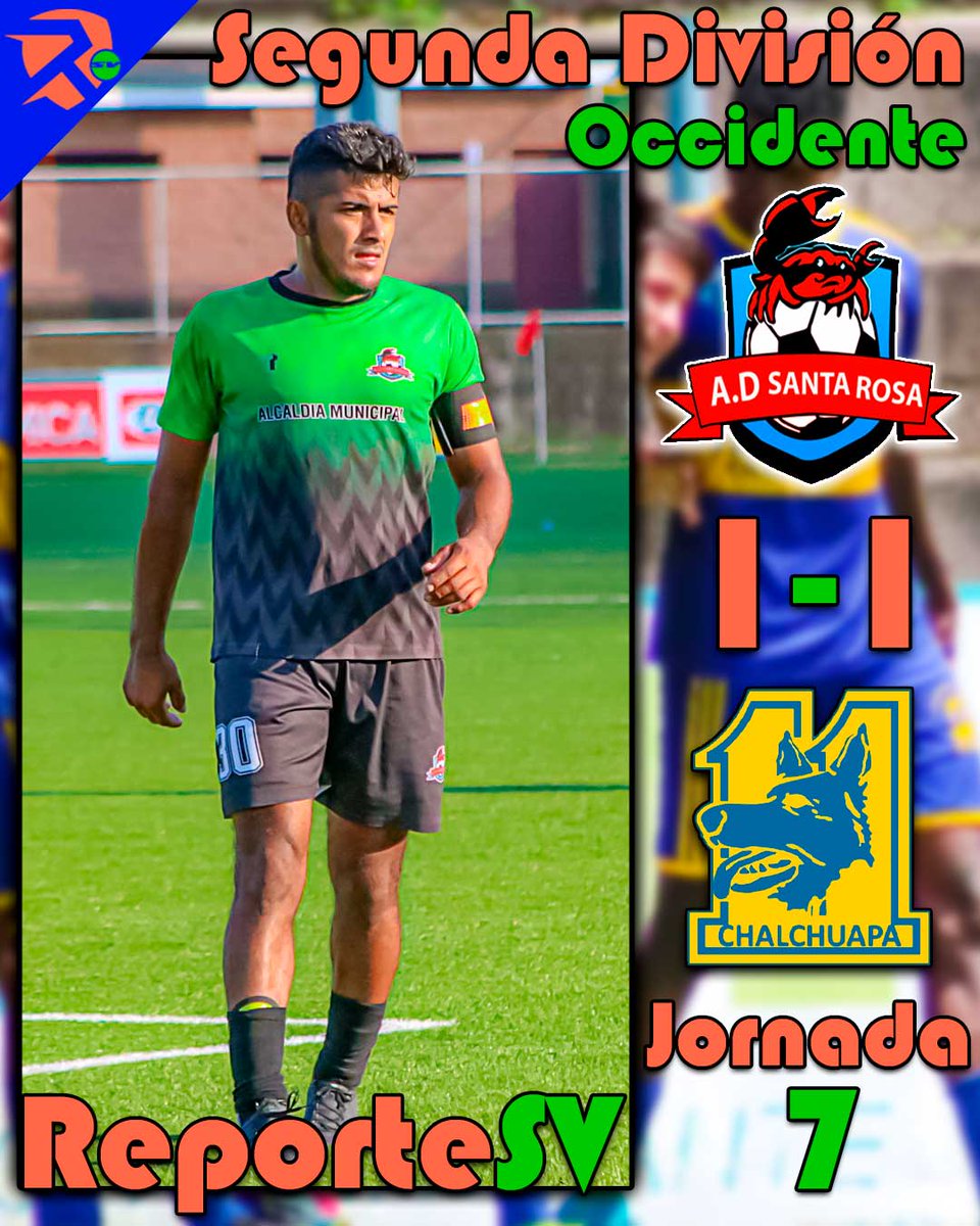 reporte_sv's tweet photo. @LaSegundaSV  #Fecha7
Se termina una jornada más para el equipo #ADSantaRosa 🔴 quienes no lograron salir del último lugar en la tabla de posiciones; mientras que #OnceLobos 🟡 después de venir de una victoria ante #InterSS, en esta ocasión no pudo llevarse la victoria de visita. https://t.co/2urtaFfpfS