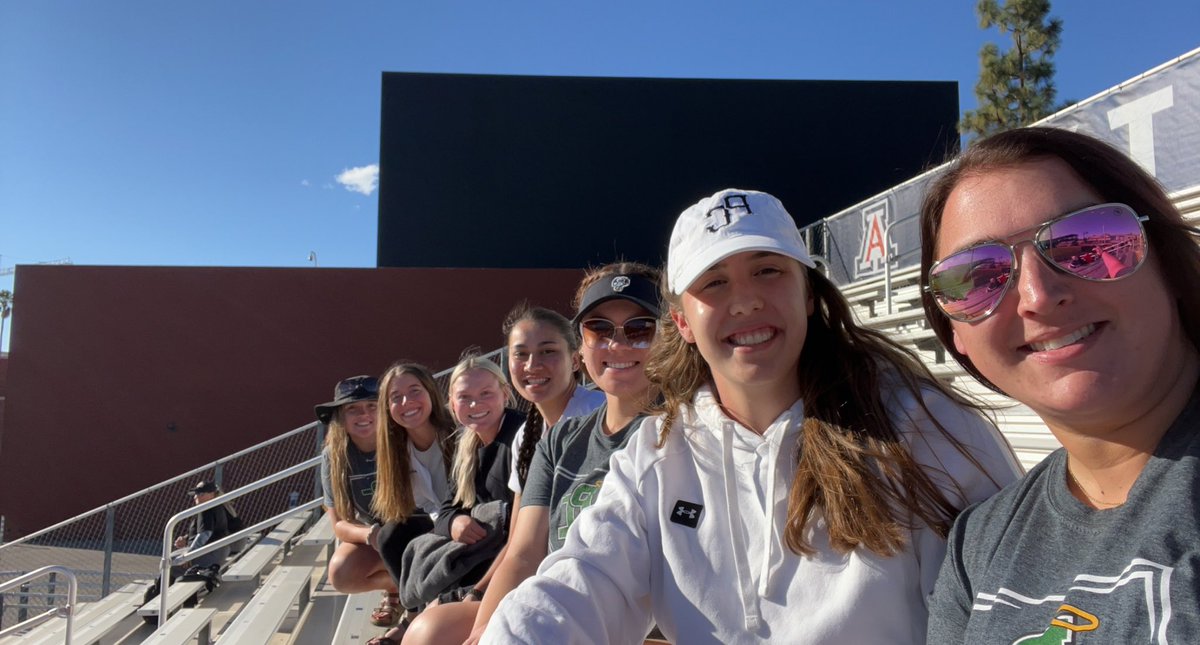 PCSaintsSB's tweet photo. Kicking off our rest day in Arizona 
with a @ArizonaSoftball game 🥎‼️ https://t.co/bH9MjXonCP