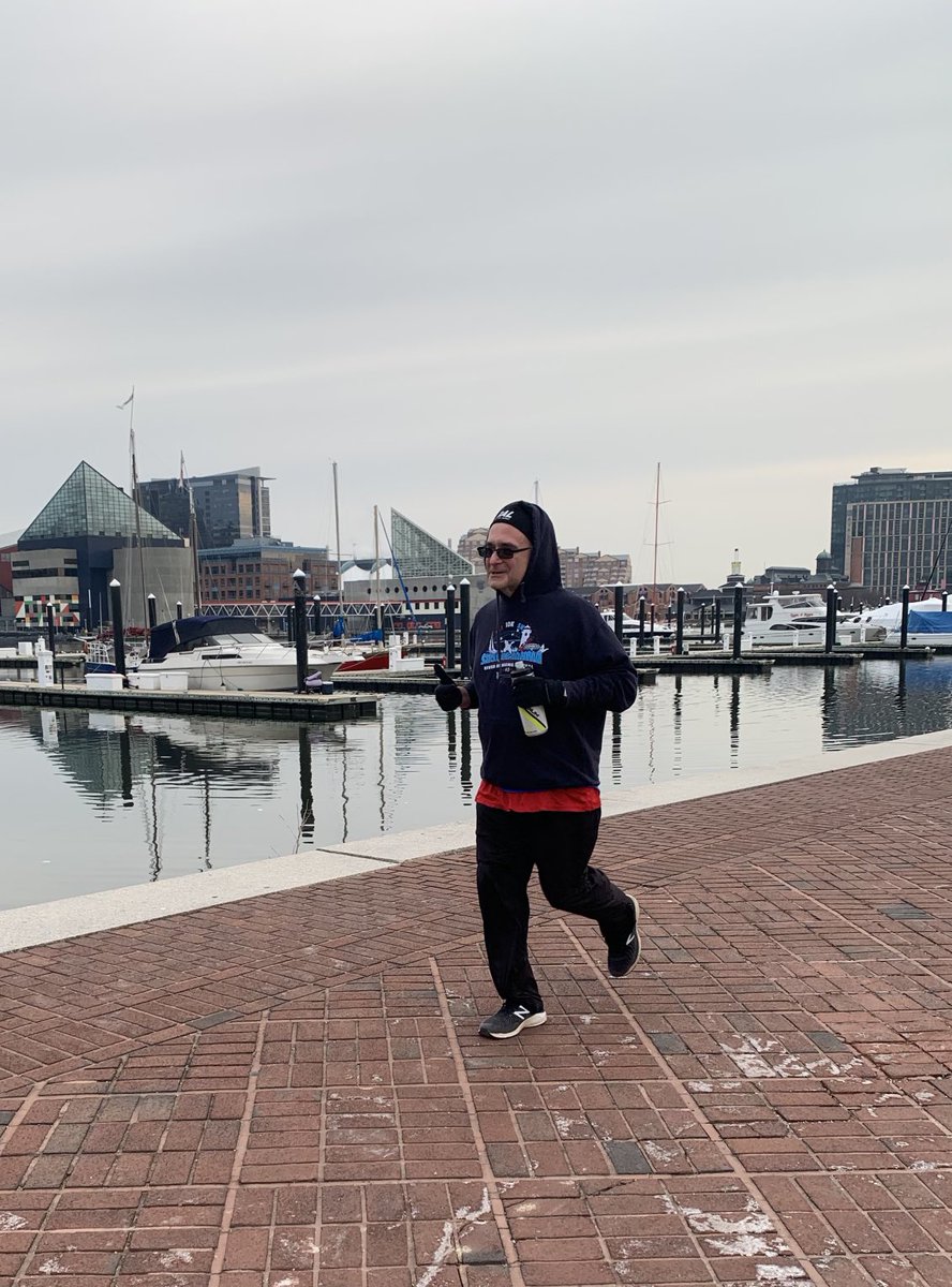⁦<a href="/Reporterroblang/">Robert Lang WBAL</a>⁩ ⁦<a href="/wbalradio/">WBAL NewsRadio 1090 and FM 101.5</a>⁩ running downtown. #ccrtraining #charmcityrun
