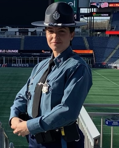 steveODMP's tweet photo. #OfficerDown #Massachusetts | On March 3, 2022, @MassStatePolice Trooper Tamar Bucci was killed in a vehicle crash when her patrol SUV was struck by a tractor-trailer.

More at https://t.co/Y6nCF3zMfa https://t.co/xlF5Yc9OSP