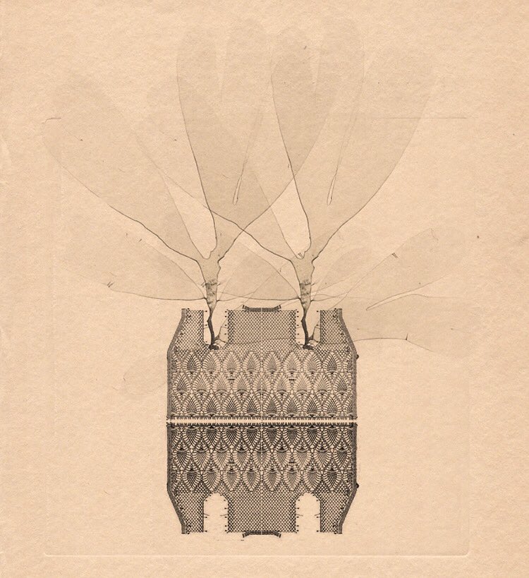 MatthewRubble's tweet photo. Detail of #paraillustration prints from my series developed from the manuscript of ‘The Drowned World’ held at the @britishlibrary #jgballard #illustration #thedesertedlaboratory https://t.co/9QBcyYHIYi