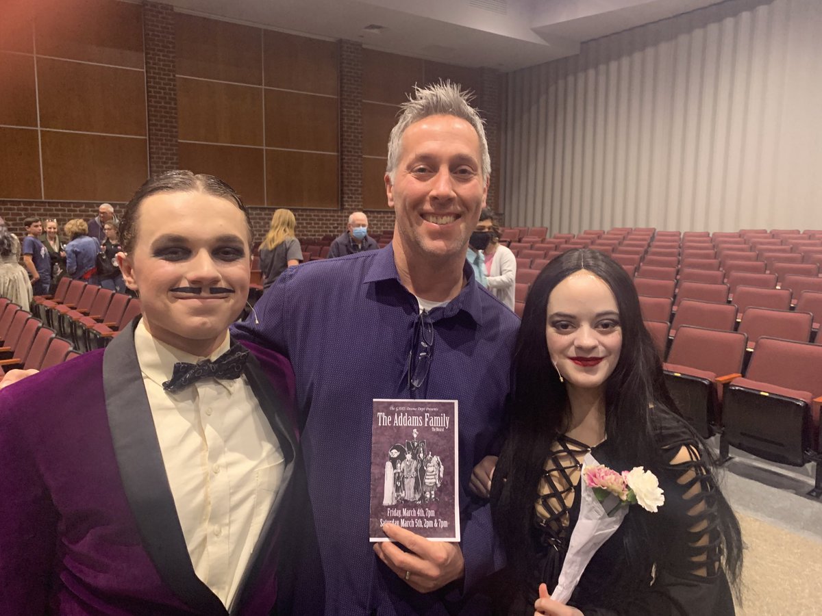 GAHS_Lusk's tweet photo. #GAHS - These students were INCREDIBLE in The Addams Family!!! Wow!!! #GoWarriors https://t.co/pbayuOBNSA
