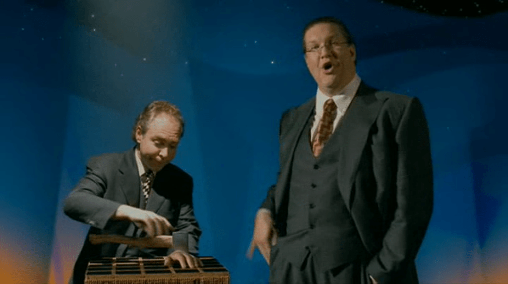 Disney_Wiki's tweet image. Happy Birthday Penn Jillette
His Disney roles include Pluto's Devil in #MickeyMouseWorks &amp;amp; #HouseOfMouse, the host of #TheSorcerersApprentice segment in #Fantasia2000, the Commercial Announcer in #ToyStory, and Magic Marty in #HandyManny.
He also guest starred on #MuppetsTonight.