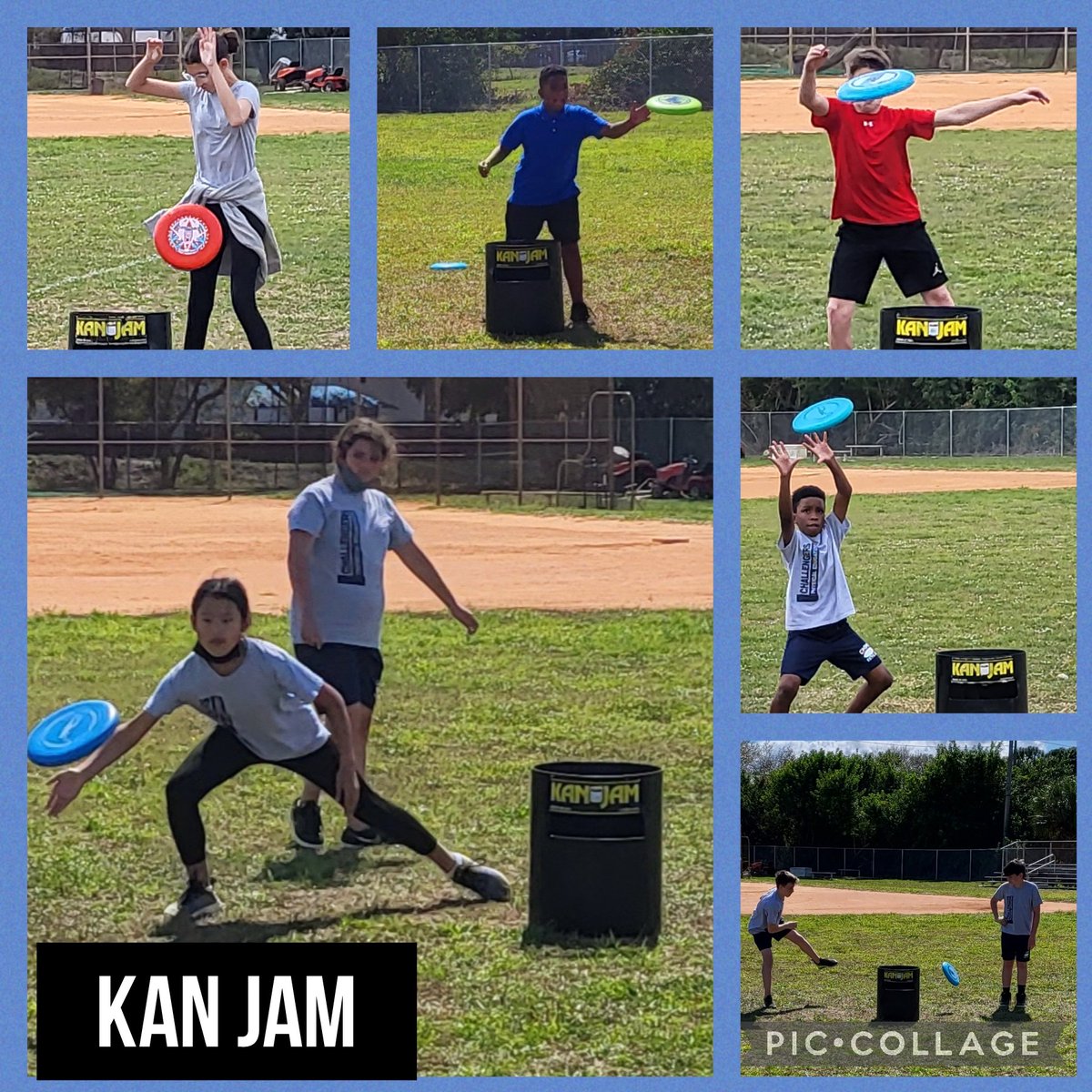 kbf32's tweet photo. 6th grade finished our disc-games unit with some pretty intense kanjam games. Throwing accuracy was at an all-time high, with 12 instant wins in 1 day!
@CMMSPrincipal @kanjam @ericsternPE #discgames #kanjam #cmmspe #activekids https://t.co/q0aHex0ohQ