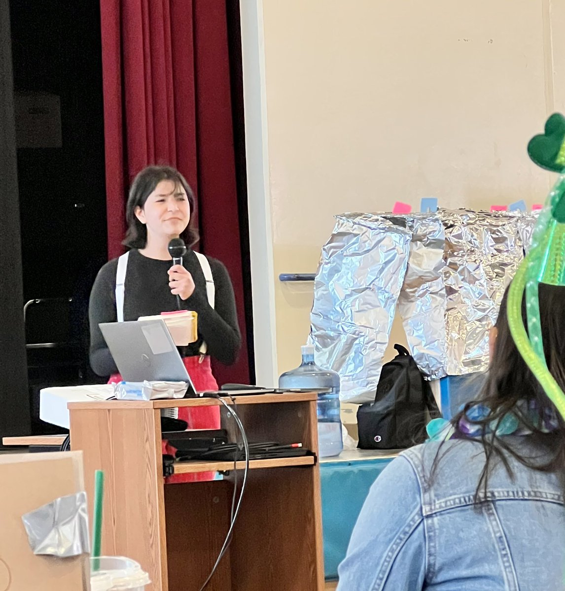 nwiessnerSLP's tweet photo. “I’d rather be too much, than nothing at all.” Thank you Skylar for your words on fire! 🔥👏🏻  @VIDASHARKS #DesignCamp #SxSwEDU #dtk12chat https://t.co/eYUwtGGR2J