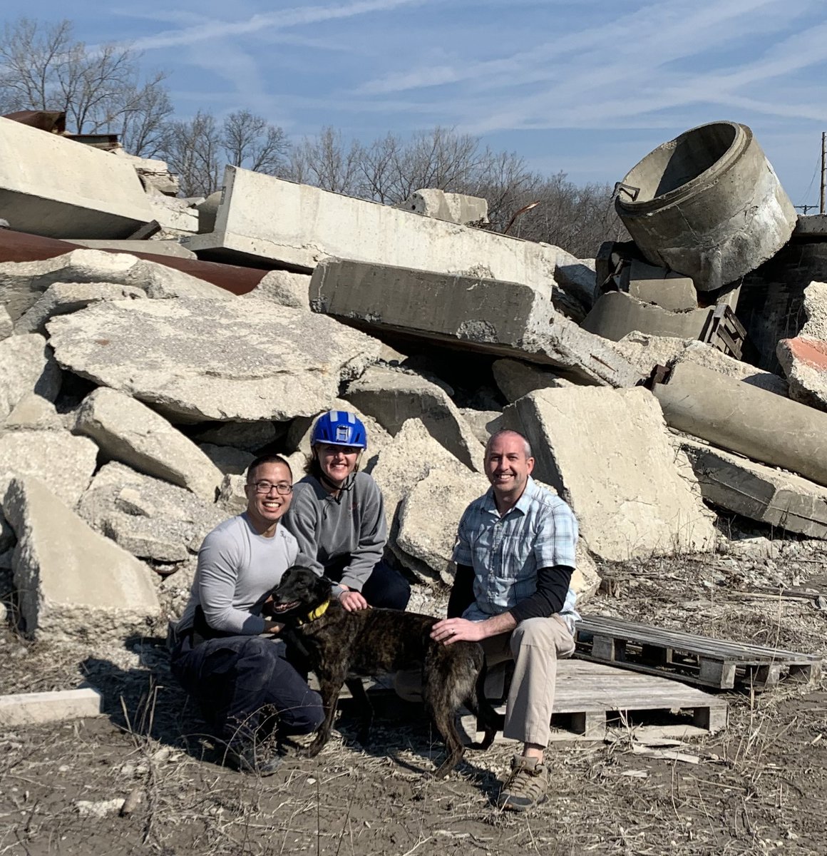 IUEMSDivision's tweet photo. Hung out with the @IN_Task_Force_1 K9 Division this morning, met some cool dogs, hid one of the residents in the rubble. It was a good day https://t.co/LchdBxTE6u