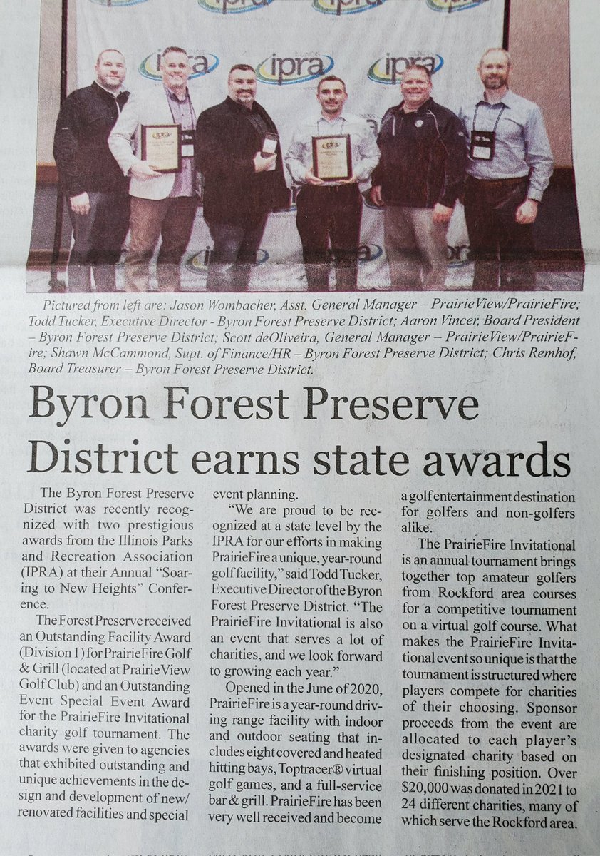 chrisremhof's tweet photo. I'm proud to be part of the team.
#ByronForestPreserve #prairieviewgolfclub #prairiefiregolfandgrill #byronIL #OgleCounty https://t.co/tyAWYkxfna