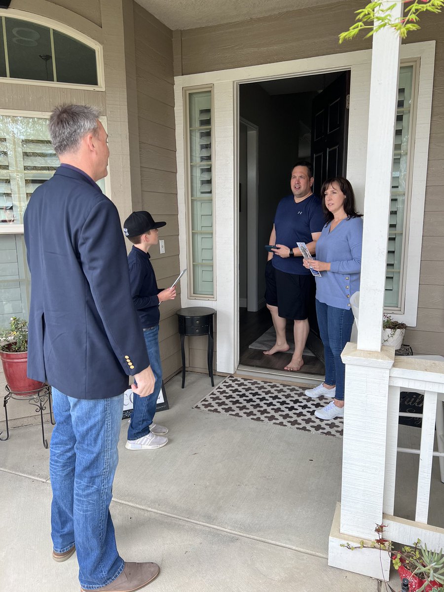 electmattstoll's tweet photo. Campaigning is a family affair! Thank you to my son for helping me knock a few doors this morning.  

Sign up to help below ⬇️⬇️⬇️ 
https://t.co/iZL660xI45 https://t.co/DBfG4lAnir