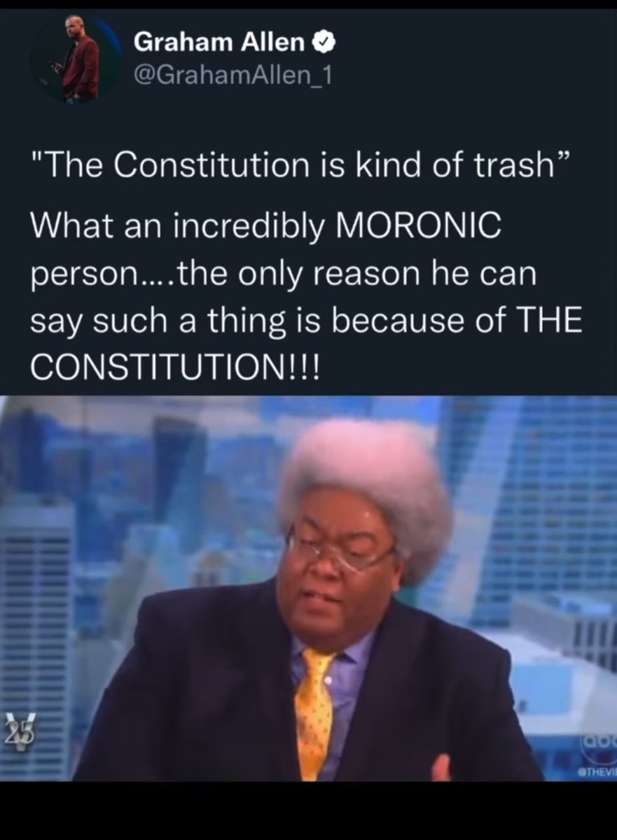 KelseyHtheModel's tweet photo. THE VIEW is trash. This guest they had on there said our Constitution is trash. Just ask how Ukraine thinks about our constitution now? I'm sure they would love a constitution like ours. ๐๐บ๐ฒ
#TheViewIsTrash https://t.co/2K37tcDwY7