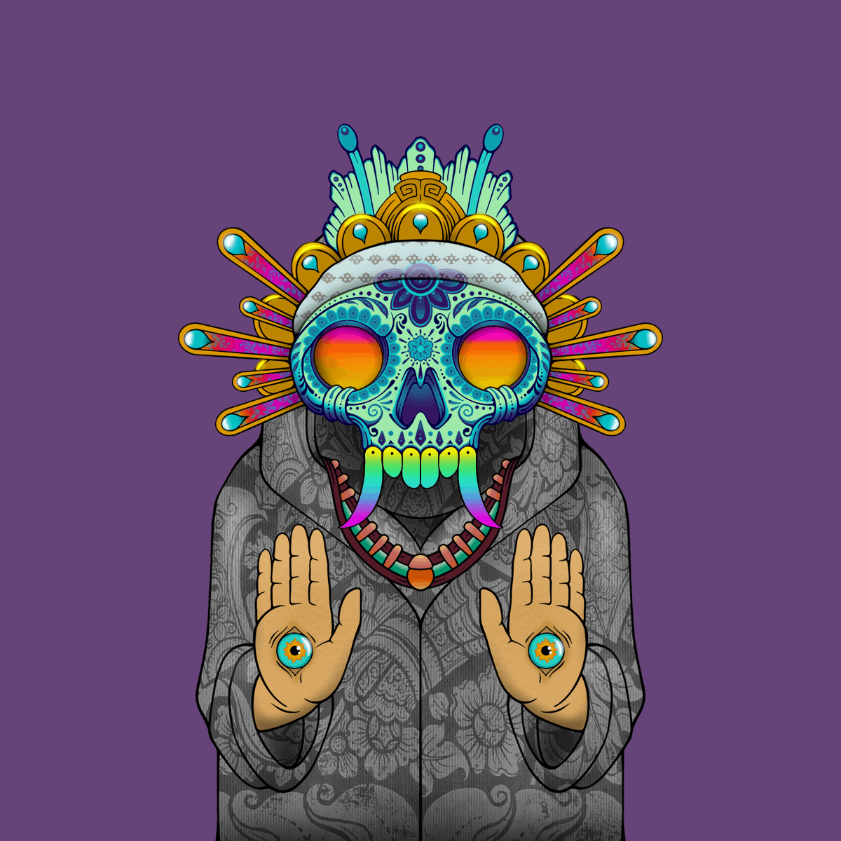 SPsychonauts's tweet photo. The plants have enough spirit to transform out limited vision.

— Rosemary Gladstar

MINT your Sacred Psychonaut live at https://t.co/IfNZs3HLF3

Collectible #NFT and Original Artwork by @FigHouse_ 

#NFT #NFTCommunity #NFTartist #NFTdrop #NFTCommunity #SacredPsychonauts https://t.co/skKJSvDs4Q