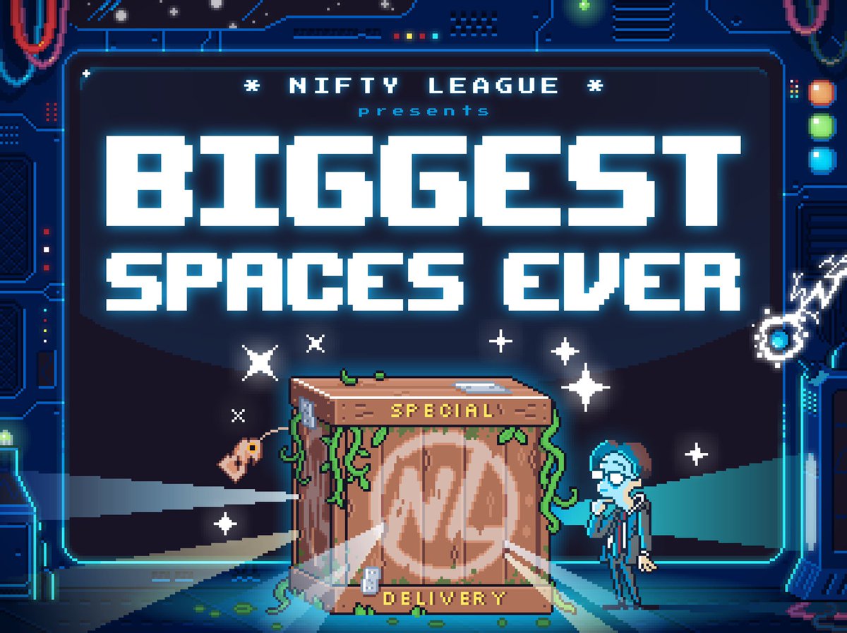 🎙 MONDAY @ 4:30 PST! 🎙 

You DO NOT wanna miss this!👀
 
See ya there! ⬇️
x.com/i/spaces/1lPKq…

Show some love to this tweet for a chance to win some epic prizes during our Spaces!🚨 #NFTGiveaways