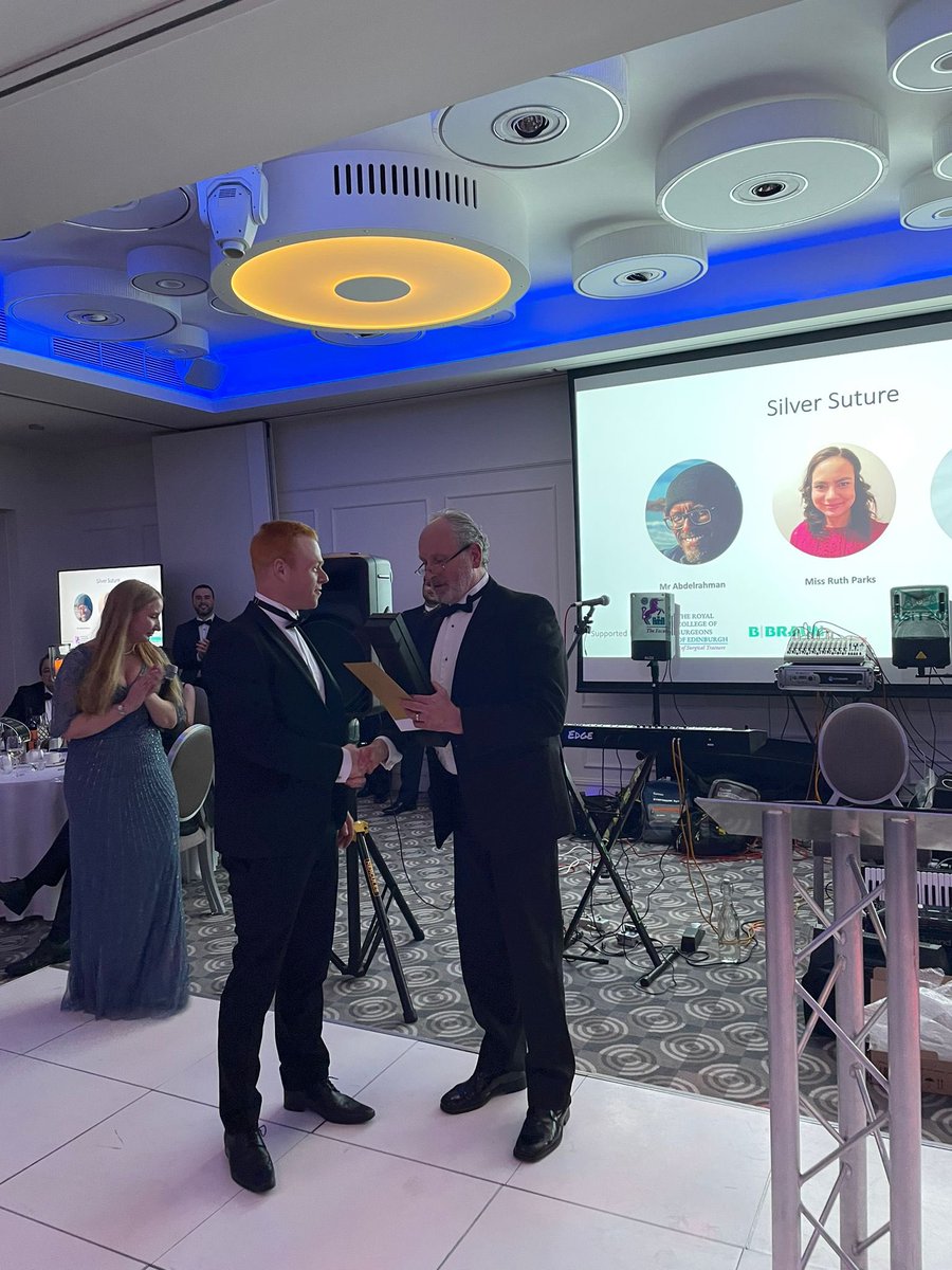 ASiTofficial's tweet photo. And the winner of the Silver Suture award is Mr Ricky Ellis! Massive congratulations and thank you for being a trainee trainer! https://t.co/EQpxBgNpmb