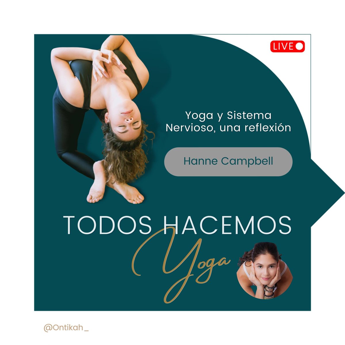 Ontikah_'s tweet photo. #5Mar LIVE Yoga y Sistema Nervioso vía ig @Ontikah_ #5pm #Pty Te esperamos! #yogalive https://t.co/ifSnMtTel9
