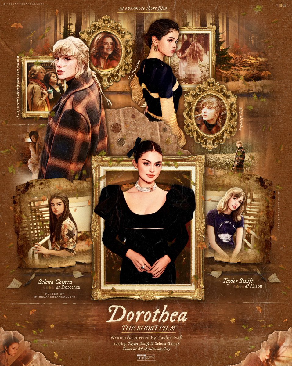 mattybigsky's tweet photo. Dorothea: The Short Film🍂📸🍁
starring Taylor Swift &amp; Selena Gomez https://t.co/IJFhFIDFH1