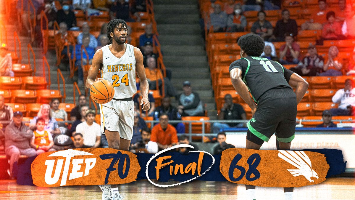 UTEPMBB's tweet photo. Best way to finish a regular season? Ending UNTs 15 game win streak and giving the their first road loss on the year😉

Thank you for an incredible year Miner fans! Let us know your favorite moment from this season in the comments🧡💙

#PicksUP https://t.co/VJgV8V9r9W