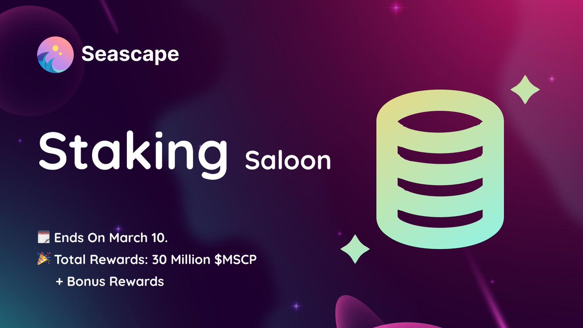 kennethusoro's tweet photo. #StakingSaloon game is ending soon.
Join now to get part of this 30 Million $MSCP rewards.
Visit https://t.co/u9n5YCGLz2 to learn more
#NFT #DeFi #Crypto #PlayToEarn https://t.co/KyrPurwk02