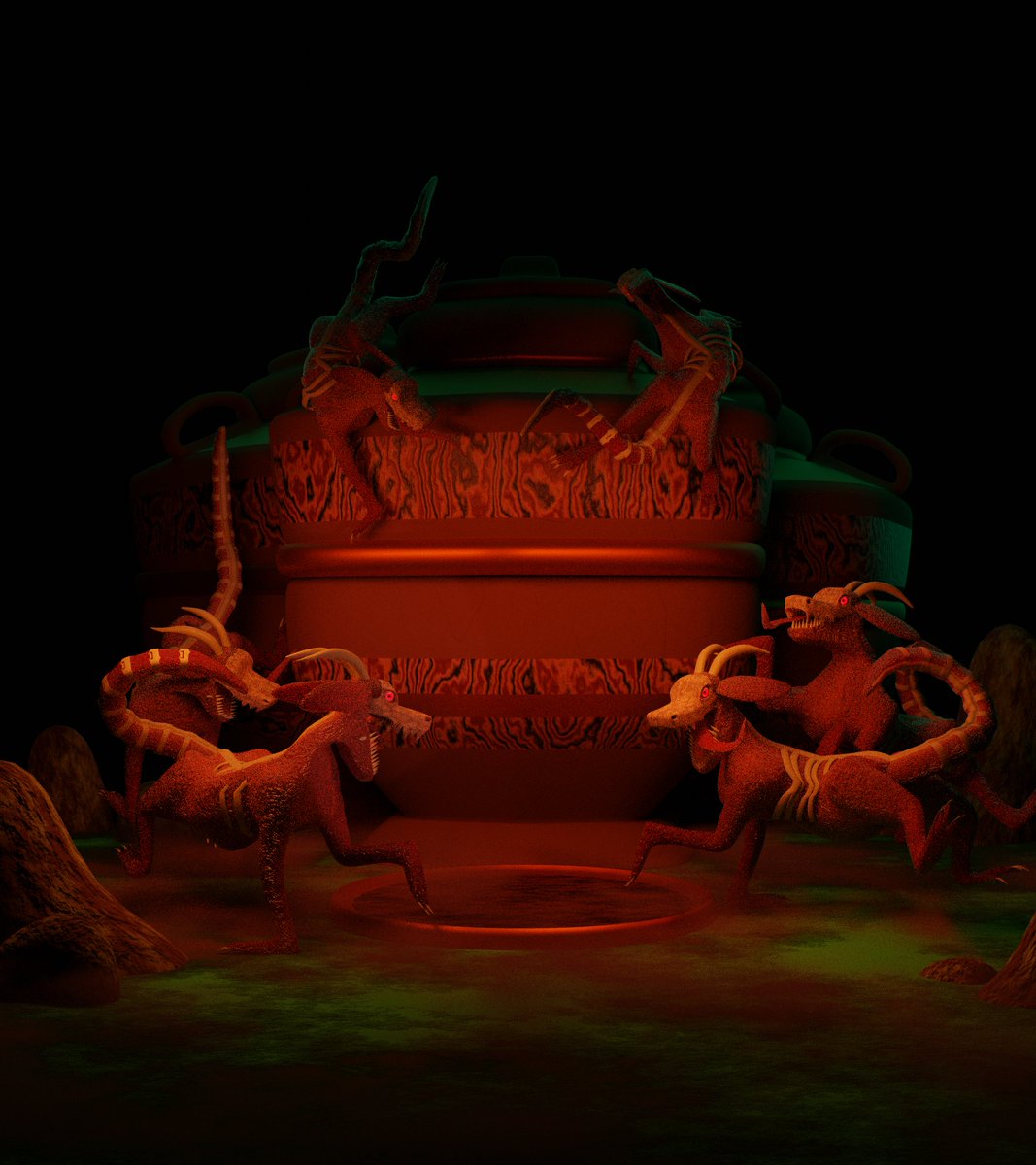 Robo Ant Creator Here!

I've been busy doing the model and the new release of Major Robo ants on April

Aside from that you will meet my other side as Juanders Art  this March as I make this new collection 

Sigbin
Update
Philippine Mythical Creature
#PolygonNFT #3d #NFT