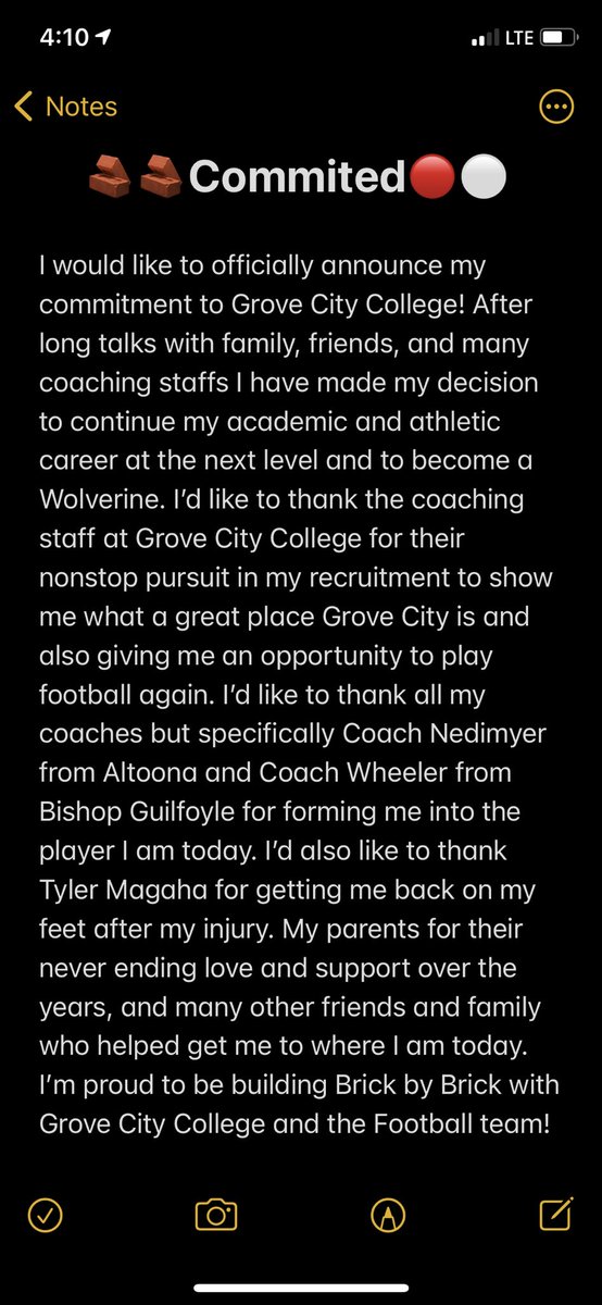 KilmartinAj's tweet photo. I am officially committing to @GCC_FB Thanks @coachkendall_ @CoachDiDonato and @CoachBaney for recruiting me and giving me a place to call home!!!🔴⚪️ https://t.co/ldo9Fz6Mc1