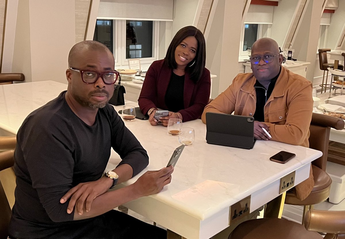 pakwaboah's tweet photo. Great meeting with @AdomOtchere (Board Chairman of Ghana Airports Company Ltd.)
#AMGroup #GACL #ukgcc #ghana https://t.co/2piBhskIOG