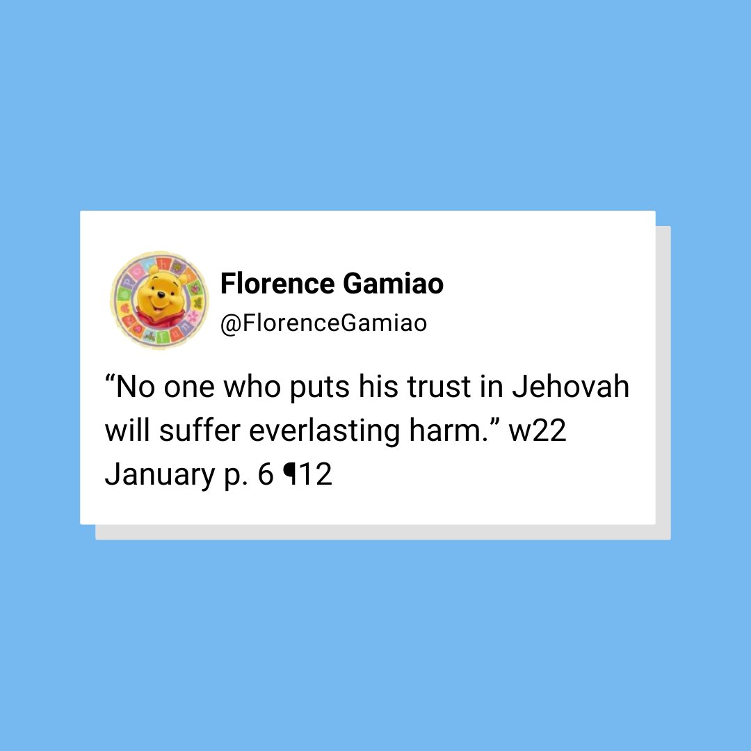 FlorenceGamiao's tweet photo. From this week’s WT study https://t.co/bB0pRPGx50