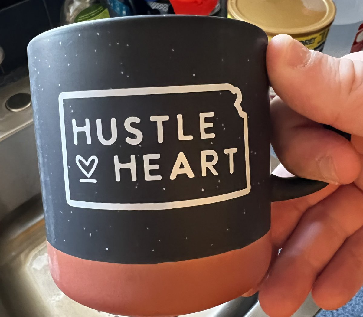 ty_patton's tweet photo. I mean, they are dang cool mugs. #hustleandheart #leadforkansas https://t.co/n3CZZHeFhM
