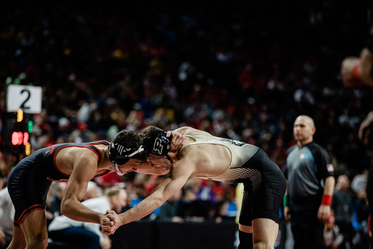 PurdueWrestling's tweet photo. Scenes from Session I… #BoilerUp #AlwaysAggressive https://t.co/uVnWb1TVsS