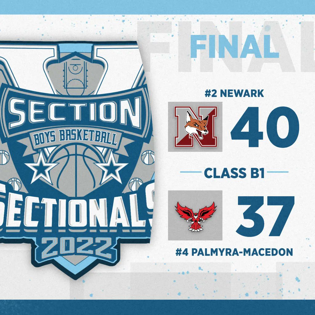 Congratulations to the Newark Reds, the 2021-22 Class A1 champions!

Newark will face B2 champion Wellsville on Wednesday at a time and place to be determined.