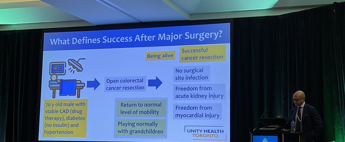 caitlinjonesmd's tweet photo. Another exciting day at #Periop2022! All amazing speakers and topics,  including Women’s Health from @aoglasser and @Jeanna_BlitzMD and Functional Decline.  

What defines success after surgery?
#frailty #WomenInMedicine @SPAQIedu https://t.co/k13zNOnRuG