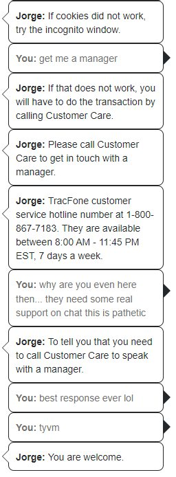 Midnight08's tweet image. Best support response ever - I couldn't believe it. I almost literally roflmao'd #Tracfone @Tracfone #CSfails #CSwins