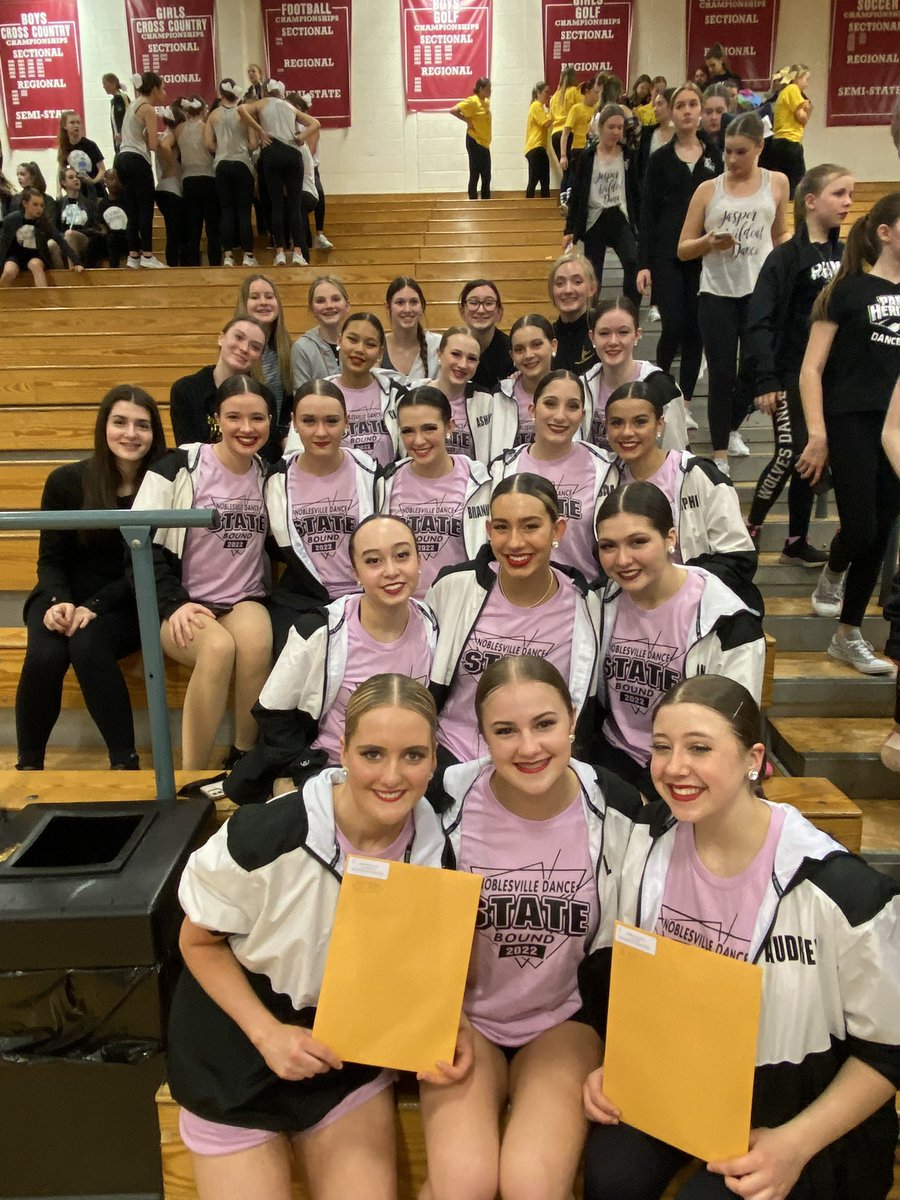 Your Miller Girls are State Bound! We ended the day at South Regionals with 2nd place in Pom and 5th place in Hip Hop. Come support your Miller Girls next week at State at Lafayette Jeff HS! 

A big thanks to our 8th graders who came along for the ride today! 💛🖤