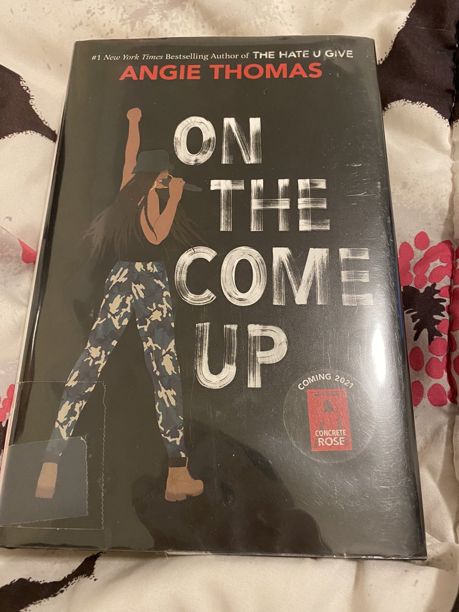 I’m also reading On the Come Up and the story’s sucked me in just like The Hate U Give, I love Angie Thomas https://t.co/UaJmLlReUm