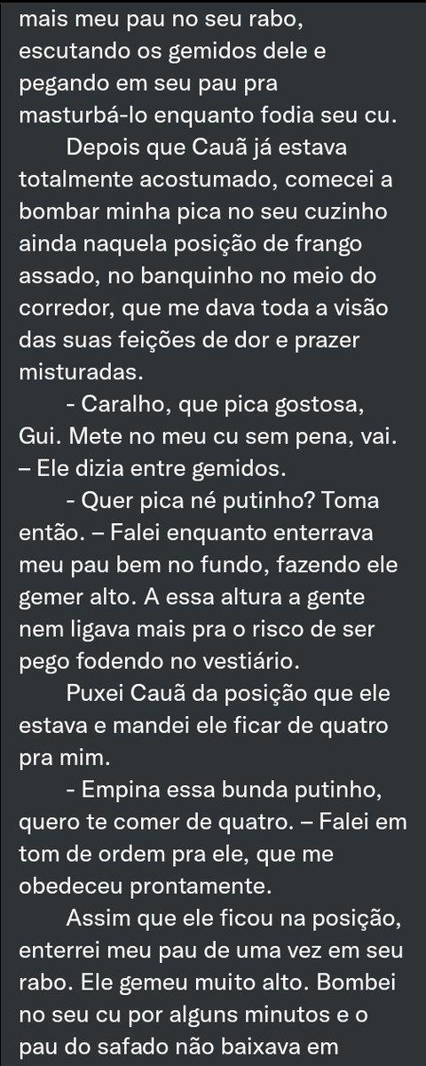 eroscontos's tweet photo. [Capítulo 9]

BROTHERAGEM COM MEU PRIMO LOIRINHO

(Novinho x Novinho)
(Primeiras Exp)
(Enviado por @novinho07roludo )

Está gostando de acompanhar nosso conteúdo? Seja um INCENTIVADOR compartilhando com amigos, dando RT, LIKE e SEGUINDO o nosso perfil.

Parte 1 https://t.co/j47z1kIwaH